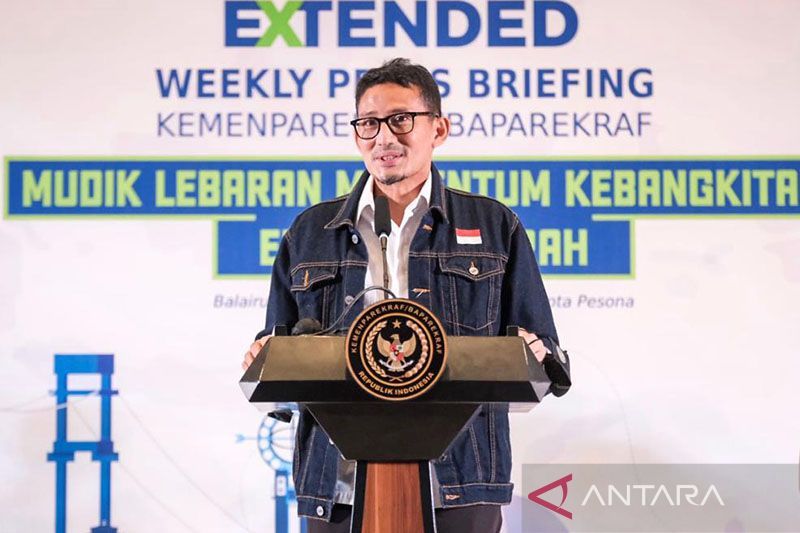 Menteri Pariwisata dan Ekonomi Kreatif Sandiaga Uno. ANTARA/HO-Kemenparekraf/aa.
