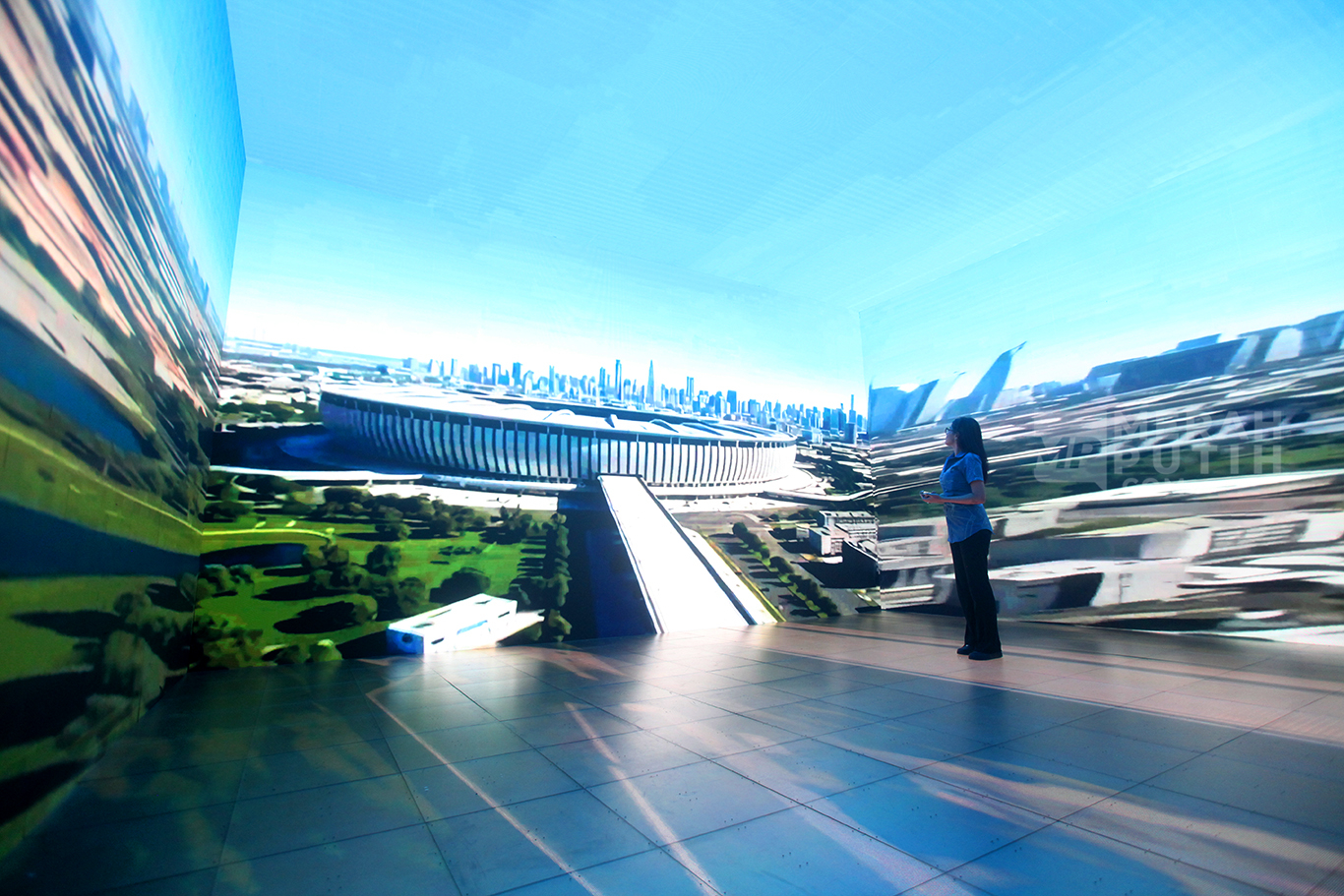 Serunya Melihat Visualisasi Masa Depan Jakarta dalam Wahana Immersive Room Jakarta Fair 2025