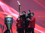 Obor Api Perjuangan nan tak Kunjung Padam Menyala di Rakernas V PDIP, Dikawal Kader Melintasi 20 Kabupaten
