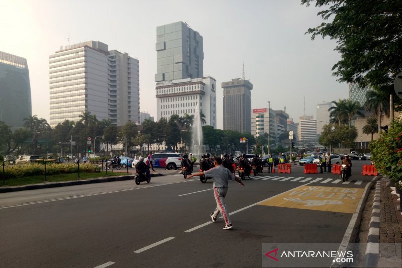   Jalan Medan Merdeka Barat Akan Dibuka Kembali Seusai Aksi Unjuk Rasa