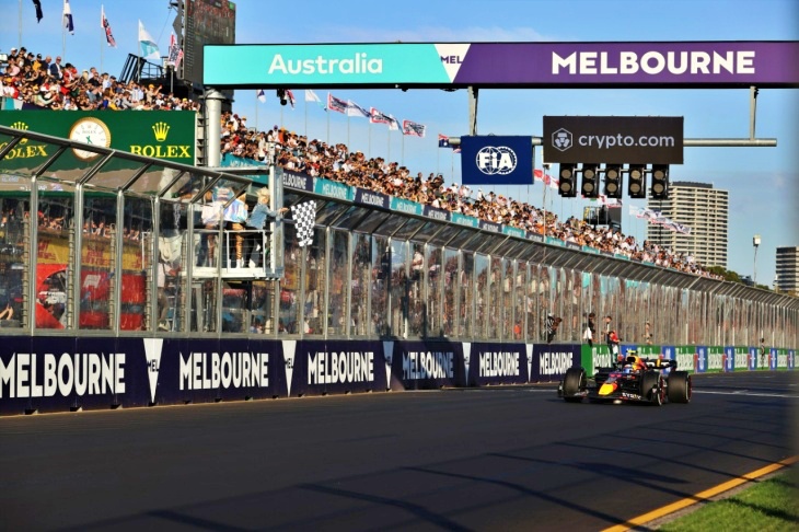 Mobil Lubricants Apresiasi Raihan Podium Sergio Perez di di F1 GP Australia 2022