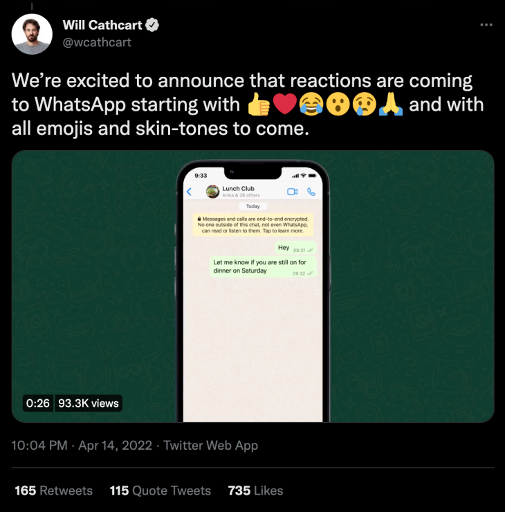 WhatsApp Kembangkan Fitur Ruang Obrolan Grup