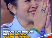 Penonton Heboh Pas Prabowo Nyapa Bu Titiek