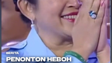 Penonton Heboh Pas Prabowo Nyapa Bu Titiek