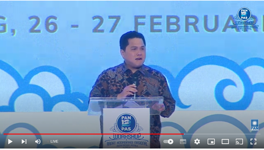 Zulhas Sebut Erick Punya Nyali