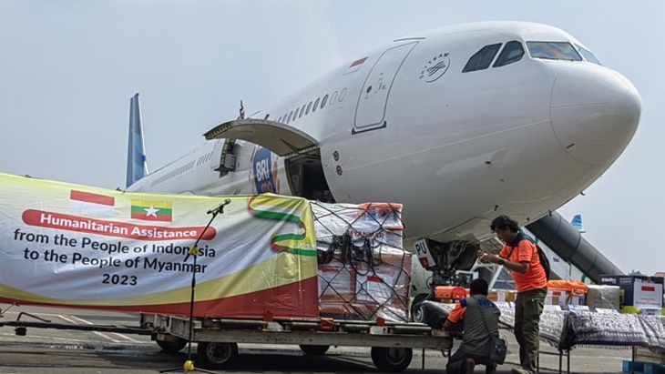 Indonesia Kirim Bantuan Kemanusiaan untuk Korban Siklon Tropis Mocha Myanmar