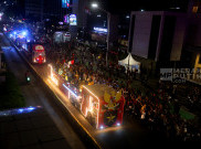 Semarak Karnaval Kendaraan Hias Peringati HUT Ke-80 Kemerdekaan RI di Bundaran HI Jakarta