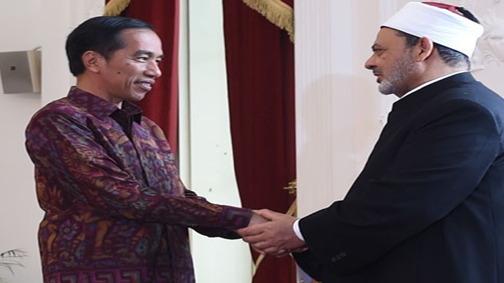 Presiden Jokowi dan Grand Syeikh Al Azhar