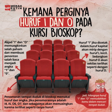 Kemana Perginya Huruf 'I' dan 'O' Pada Kursi Bioskop?