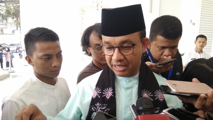 Gubernur DKI Jakarta Anies Baswedan mengizinkan aksi reuni 212 di Monas
