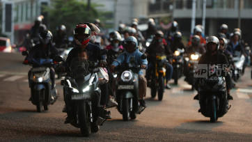 Menjelang Lebaran, Pemudik Roda Dua Dominasi Arus Lalu Lintas Kalimalang