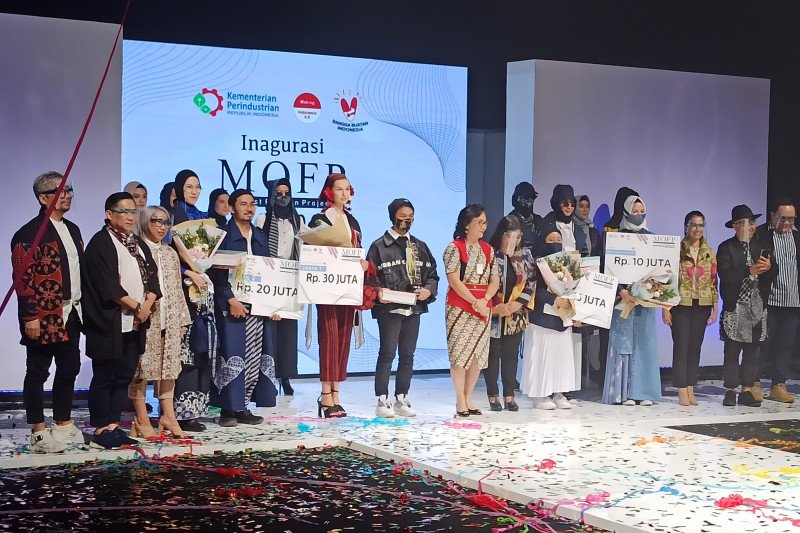 Kompetisi desain fesyen muslim Modest Fashion Project (MOFP). (ANTARA/ Biro Humas Kementerian Perindustrian)
