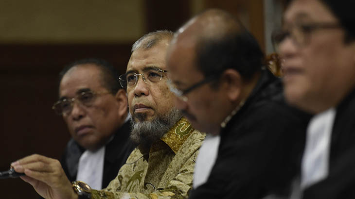 Sidang Patrialis, Pendekatan ke Hakim MK Gunakan Sandi 