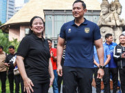 Puan Maharani Bertemu AHY saat Peluncuran Buku