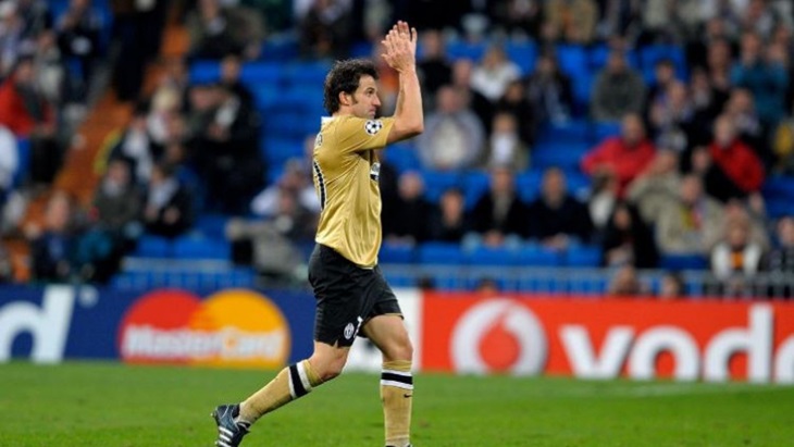 Alessandro Del Piero di Santiago Bernabeu (Twitter)