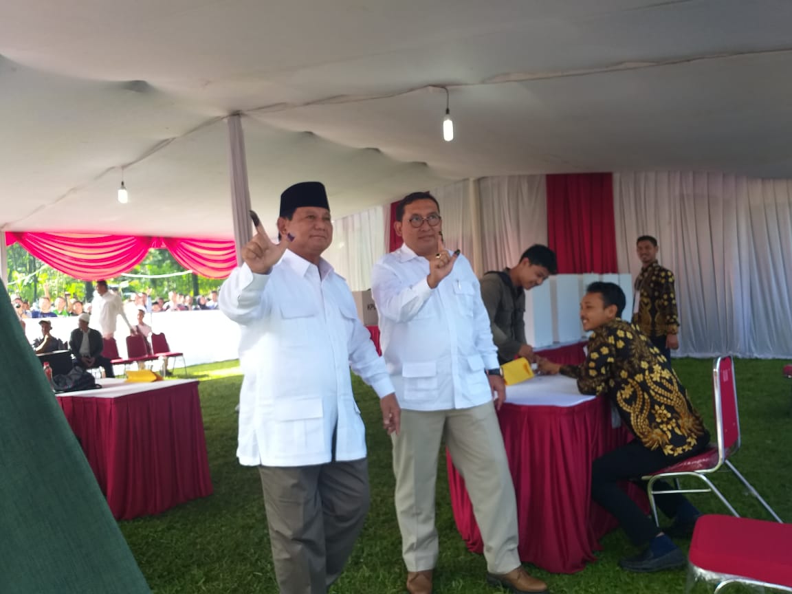 Prabowo Nilai Pemilu Damai Jika Tidak Ada Kecurangan