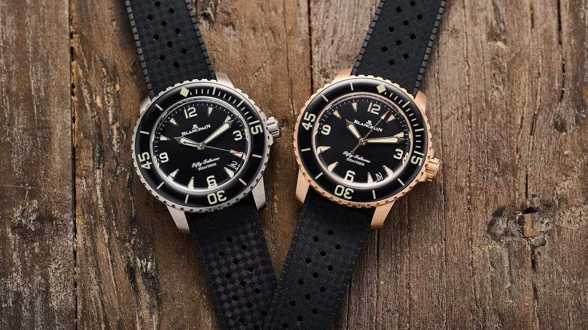 Blancpain Kembali Hadirkan Fifty Fathoms 42 mm, Kini dalam Titanium dan Rose Gold