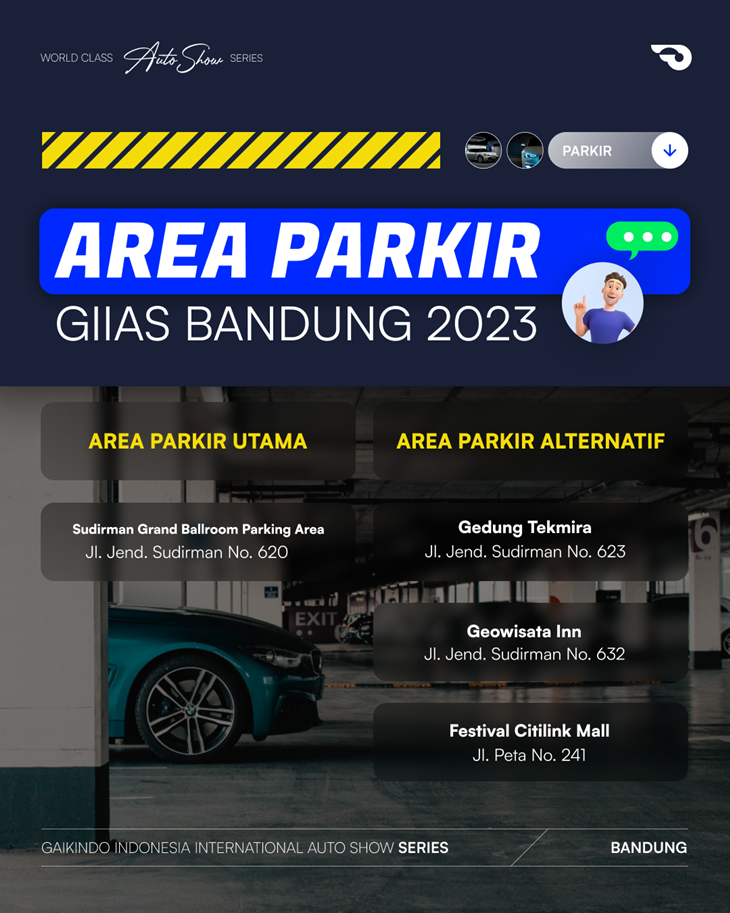 GIIAS Bandung 2023 Siapkan Area Parkir untuk Pengunjung