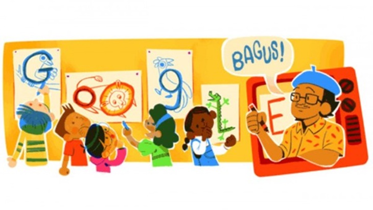 Google Doodle Kenang Guru Menggambar Tino Sidin