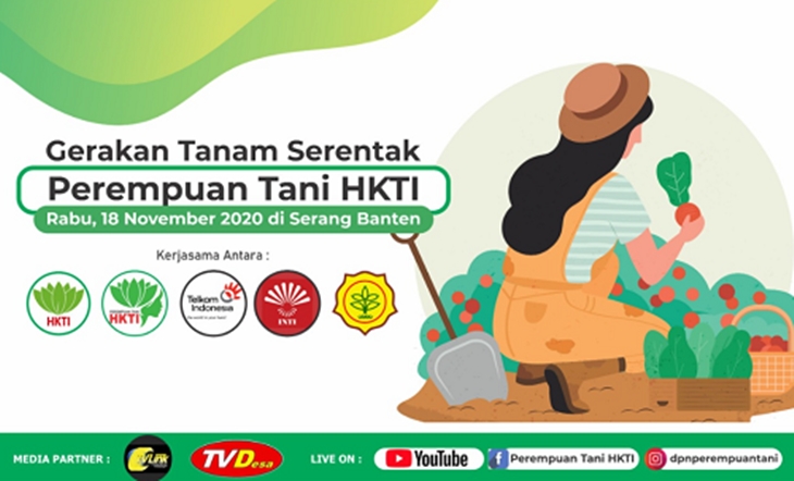 Atasi Krisis Pangan, Perempuan Tani HKTI Tanam Pohon Serentak se-Indonesia