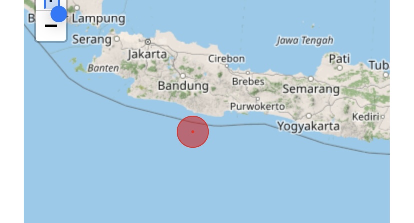 Gempa Bumi Guncang Pangandaran Pagi Ini