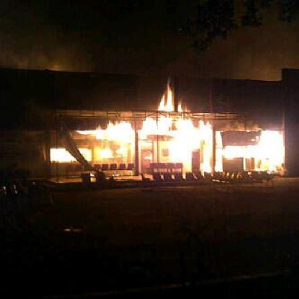 peristiwa kerusuhan di LP Tanjung Gusta tahun 2013 (Instagram/anthony_siahaan)