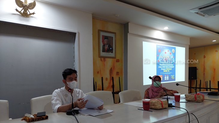 Wali Kota Solo Gibran Rakabuming Raka. (MP/Ismail)