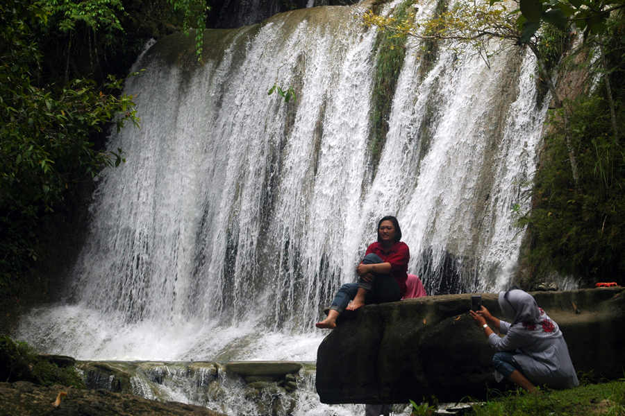 Objek wisata Jurang Pulo Sari. (MP/Fredy Wansyah)