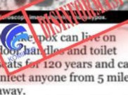 [HOAKS atau FAKTA]: Cacar Monyet Menginfeksi dari Jarak 8 Km dan Bertahan 120 Tahun