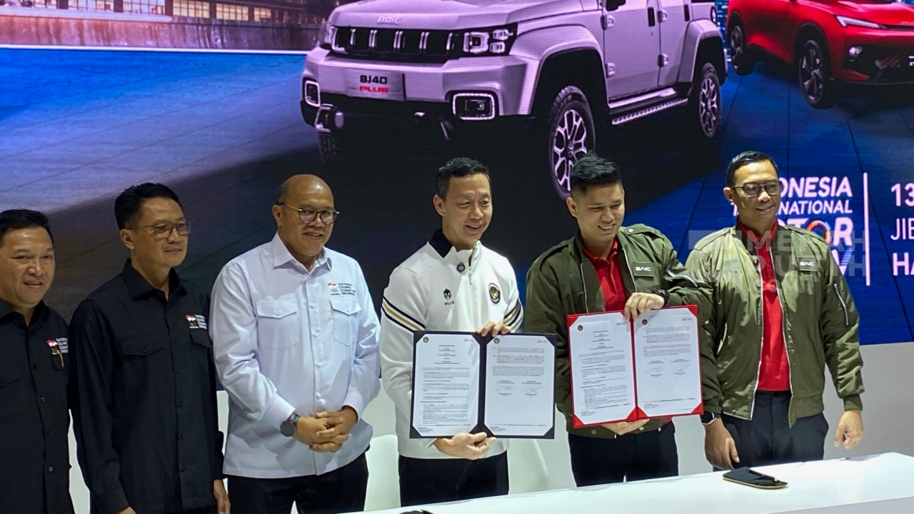 Dapat 2 Mobil Anyar dari BAIC, NOC Indonesia yakin Atlet Makin Semangat Berikan Prestasi Terbaik untuk Merah Putih