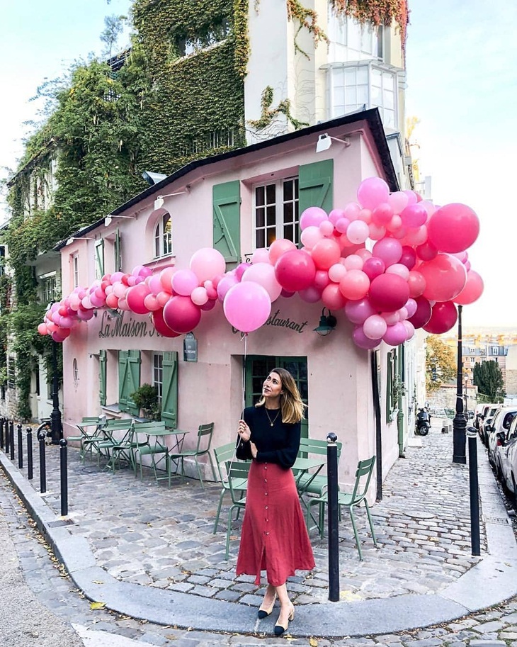 La Maison Rose. (Foto: instagram.com/streetart_addiction)