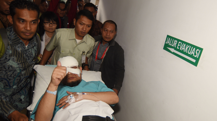 Novel Baswedan Dirawat di Singapura