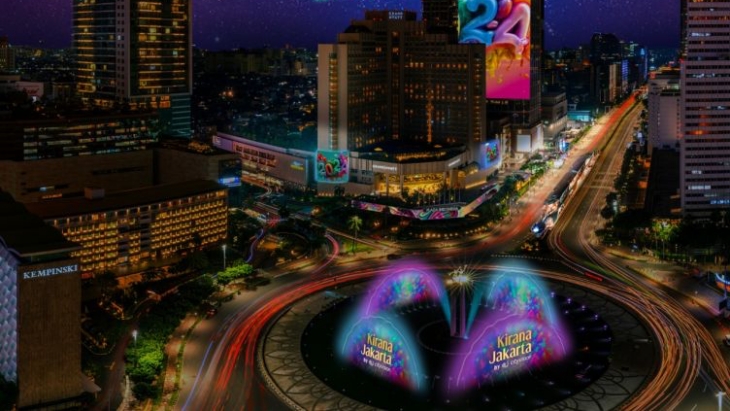 500 Drone akan Warnai Langit Jakarta di Malam Tahun Baru