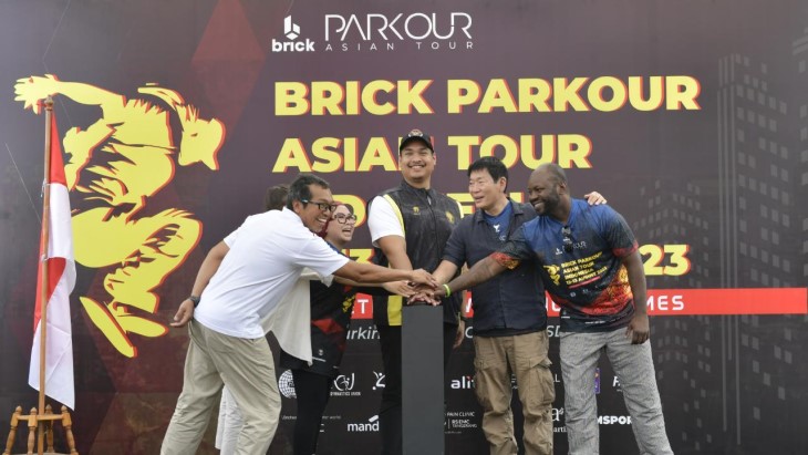 Menpora Dito Ariotedjo Apresiasi Gelaran Brick Parkour Asian Tour Indonesia 2023