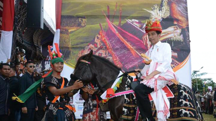 Presiden Jokowi dan Kuda Sumba