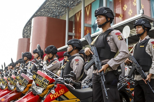 Ribuan Personel Polisi Amankan Penetapan Capres-Cawapres di KPU Hari Ini