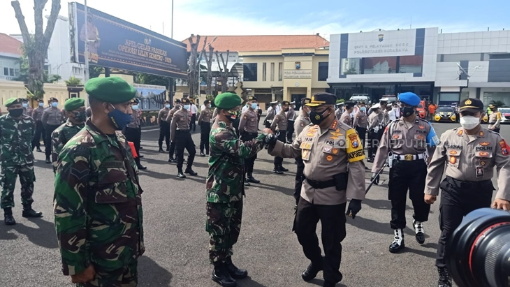 670 Personel Amankan Momen Natal-Tahun Baru di Surabaya