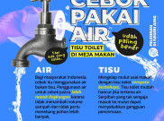 Cebok Pakai Air, Tisu Toilet Di Meja Makan
