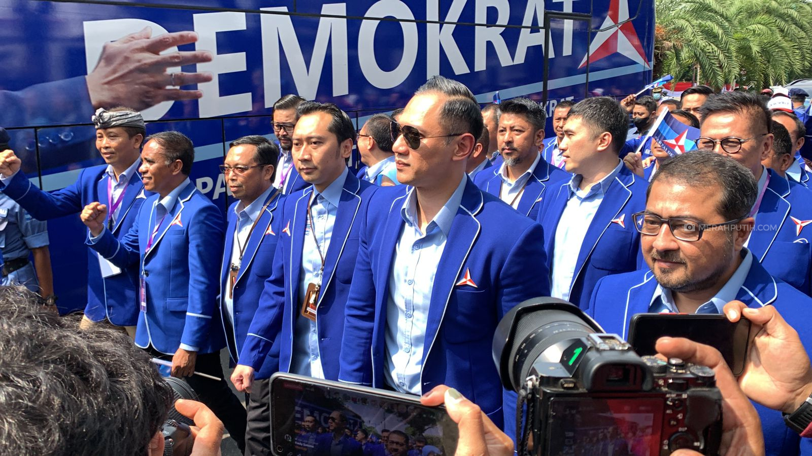 AHY Pimpin Langsung Pendaftaran Partai Demokrat ke KPU