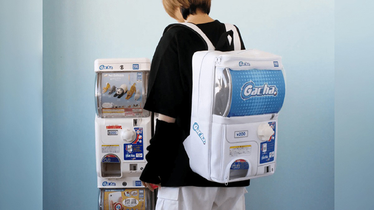 Unik, Ransel Berbentuk Mesin Gacha