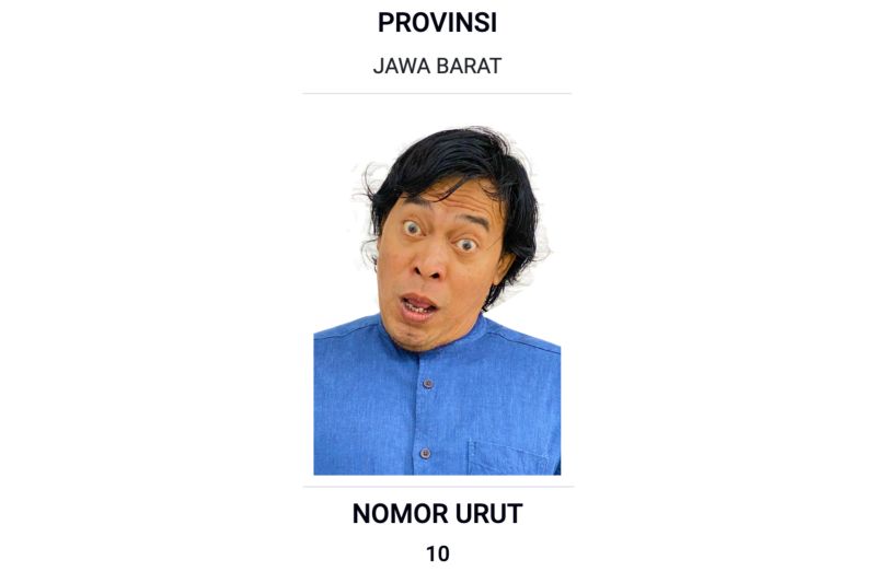 Komeng Dapat Lebih dari 1 Juta Suara, Ini Visi dan Misinya