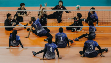 Meskipun kalah, Tim Voli Duduk Putri Indonesia Tetap Tampil Prima