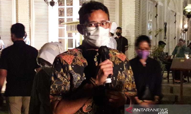 Puluhan Pegawainya Terpapar COVID-19, Sandiaga Uno Terapkan WFH