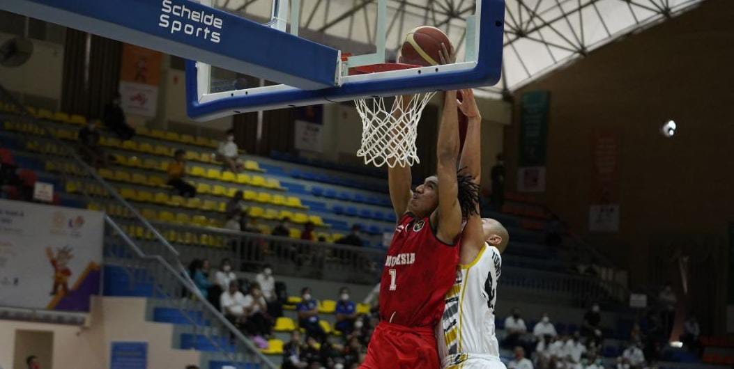 Pertandingan Basket Indonesia vs Malaysia. (Foto: NOC Indonesia/MP Media/Iqbal Fauzi)