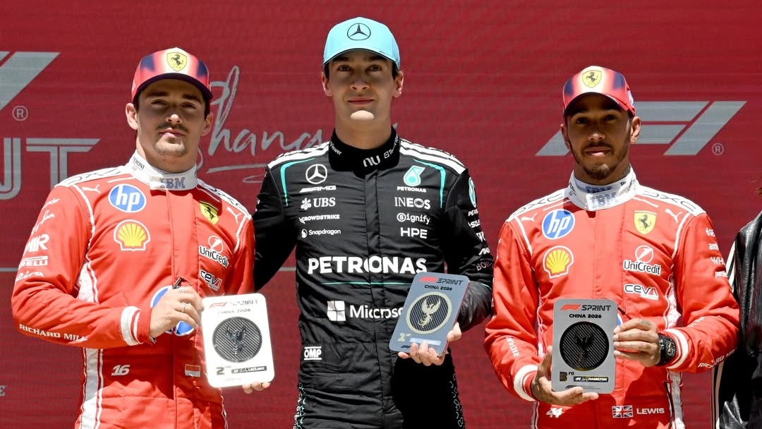 Hasil Sprint Race F1 GP China 2026: George Russell Maksimalkan Pole, Kalahkan Duo Ferrari