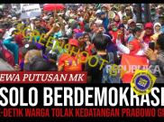 [HOAKS atau FAKTA]: Warga Solo Tolak Kedatangan Prabowo dan Gibran