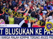 [HOAKS atau FAKTA]: Saat Blusukan, Ganjar Diteriaki 'Anies Presiden'