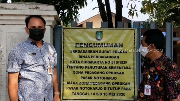   Langgar Protokol Kesehatan, Pemkot Solo Tutup Sementara Pasar Klitikan