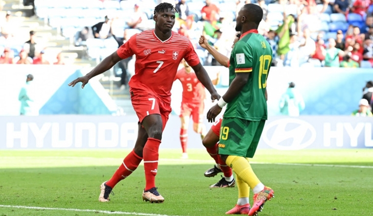 Breel Embolo Cetak Gol Kemenangan Swiss atas Kamerun Tanpa Perayaan