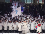 Cara Unik Pemandu Sorak Korea Utara Semangati Altetnya